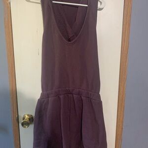 Free People Beach Sleeveless Backless Hooded Romper size X-Large